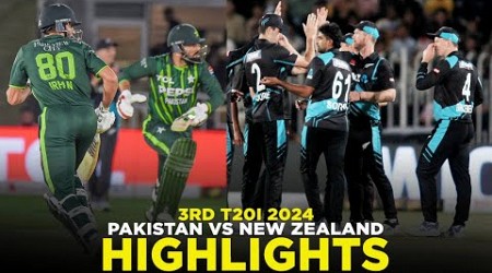 Full Highlights | Pakistan vs New Zealand | 3rd T20I 2024 | PCB | M2E2A
