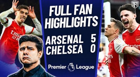 Arsenal EMBARRASS Chelsea! Record VICTORY! Arsenal 5-0 Chelsea Highlights