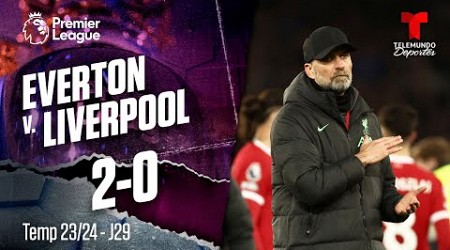 Everton v. Liverpool 2-0 - Highlights &amp; Goles | Premier League | Telemundo Deportes