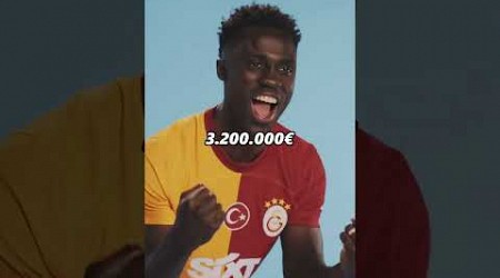 Galatasaray futbolcularının kazandığı yıllık ücretler #shorts #futbol #galatasaray