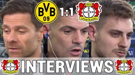 Leverkusen Stimmen nach BVB: Xabi Alonso, Xhaka &amp; Stanisic - Interviews | Dortmund 1:1 Leverkusen