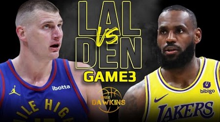 Los Angeles Lakers vs Denver Nuggets Game 3 Full Highlights | 2024 WCR1 | FreeDawkins