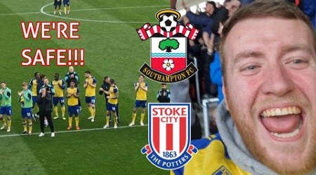 STOKE STAYING UP!!! | Stoke City Matchday VLOG vs Southampton AWAY