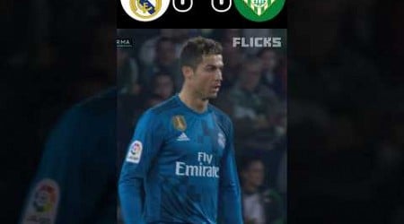 CR7 Real Madrid vs Real Betis La Liga 2018 #youtube #football #shorts