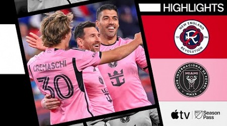 New England Revolution vs. Inter Miami CF | Full Match Highlights | April 27, 2024