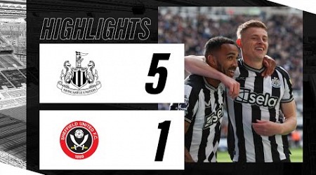 Newcastle United 5 Sheffield United 1 | Premier League Highlights