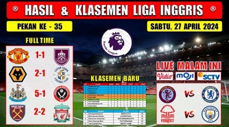 Hasil Liga Inggris Tadi Malam ~ MAN UNITED vs BURNLEY ~ NEWCASTLE vs SHEFFIELD ~ EPL 2024 Pekan 35