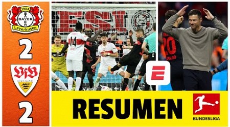 Bayer Leverkusen sigue invicto tras empatar milagrosamente ante Stuttgart a pura magia | Bundesliga