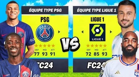 PARIS SAINT-GERMAIN vs. Les MEILLEURS de LIGUE 1 ... sur Fc24