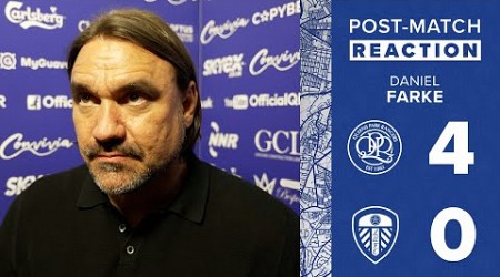 Daniel Farke reaction | QPR 4-0 Leeds United | EFL Championship