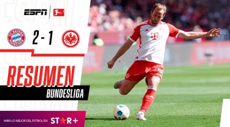 ¡DOBLETE DE KANE Y TRIUNFAZO DE LOS BÁVAROS EN SU CASA! | Bayern Munich 2-1 Frankfurt | RESUMEN