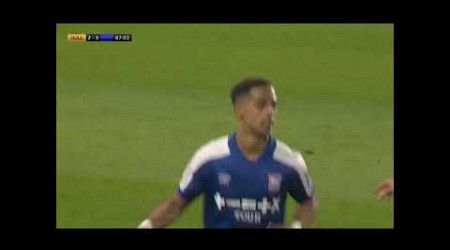 OMARI HUTCHINSON WITH ANOTHER SCREAMER FOR IPSWICH VS HULL! ☄️