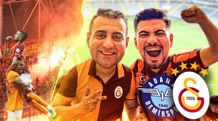 MÜTHİŞ DEPLASMAN TRİBÜNÜ MÜKEMMEL ATMOSFER ADANA DEPLASMANI | Adana Demirspor 0-3 Galatasaray Vlog