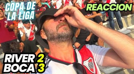 RIVER 2 BOCA 3 - Reacciones de Hinchas de River - DESDE EL KEMPES- Cuartos de final -Copa de la liga