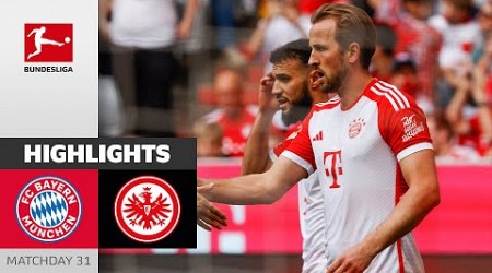 Kane Strikes Twice! | FC Bayern München - Eintracht Frankfurt 2-1 | Highlights | Matchday 31 – BULI