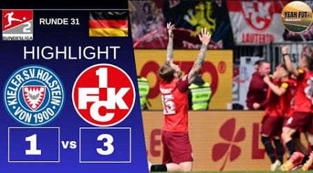 HOLSTEIN KIEL 1-3 KAISERSLAUTERN | HIGHLIGHTS | GOALS | 31.RUNDE | 2.BUNDESLIGA 23/24 |