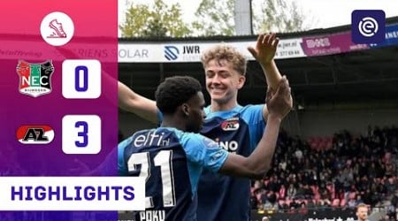 NEC Nijmegen vs AZ Alkmaar | Highlights | Eredivisie 2023/24