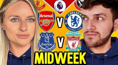 PREMIER LEAGUE MIDWEEK PREDICTIONS