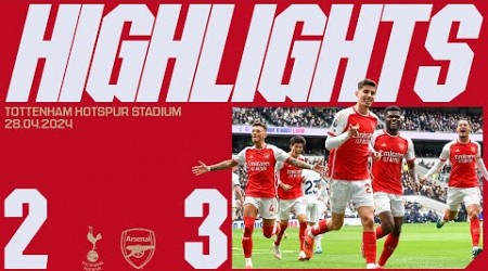 HIGHLIGHTS | Tottenham Hotspur vs Arsenal (2-3) | Saka, Havertz | Derby day delight!