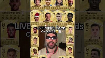 New Liverpool cards on eafc25 