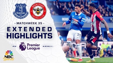 Everton v. Brentford | PREMIER LEAGUE HIGHLIGHTS | 4/27/2024 | NBC Sports