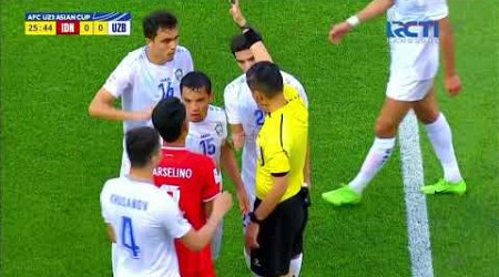 HIGHLIGHT BABAK 1 INDONESIA VS UZBEKISTAN AFC U23 ASIAN CUP QATAR SEMIFINAL #kitagaruda