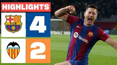 FC BARCELONA 4 - 2 VALENCIA CF | RESUMEN LALIGA EA SPORTS