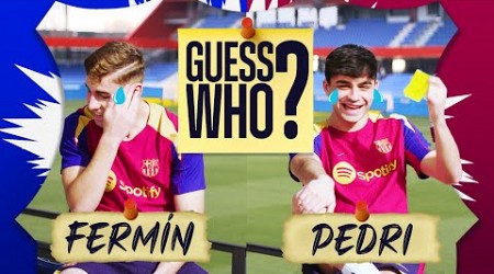 FERMÍN &amp; PEDRI PLAY... GUESS WHO?? | FC Barcelona 