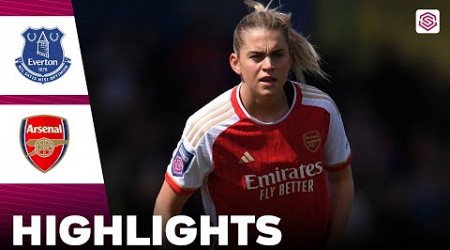 Arsenal vs Everton | Highlights | FA Women&#39;s Super League 28-04-2024