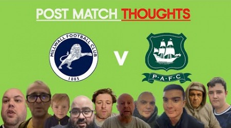 MILLWALL 1-0 PLYMOUTH - POST MATCH FAN THOUGHTS.
