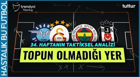 TOPUN OLMADIĞI YER | Trendyol Süper Lig 34. Hafta Taktiksel Analiz