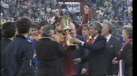 Sampdoria-ROMA 1-1 VOELLER Ritorno Finale Coppa Italia 09-06-1991