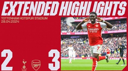 EXTENDED HIGHLIGHTS | Tottenham Hotspur vs Arsenal (2-3) | Saka &amp; Havertz on target | Premier League