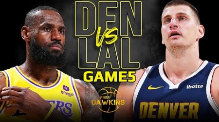 Los Angeles Lakers vs Denver Nuggets Game 5 Full Highlights | 2024 WCR1 | FreeDawkins