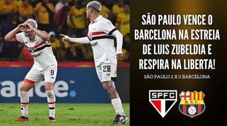 SÃO PAULO VENCE O BARCELONA NA LIBERTADORES E DÁ PASSO IMPORTANTE PARA BUSCAR A CLASSIFICAÇÃO!