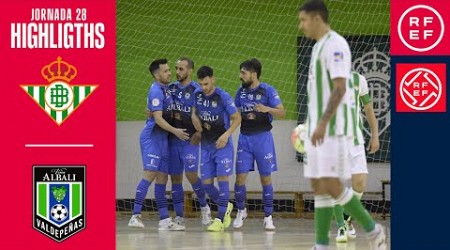 Resumen #PrimeraDivisiónFS | Real Betis 3-5 Viña Albali Valdepeñas | Jornada 28