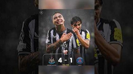 Newcastle 4-1 psg