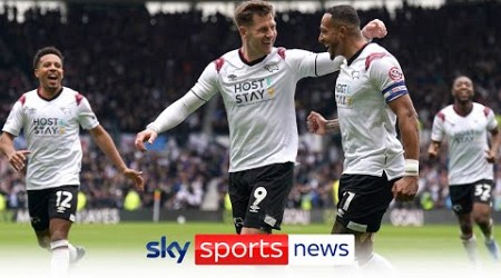 League One final day - Derby promoted as Cheltenham are relegated