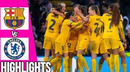 Barcelona vs Chelsea | Highlights | Women’s Champions League Semifinal | 27/04/24