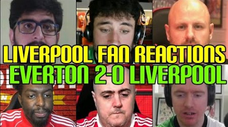 LIVERPOOL FANS REACTION TO EVERTON 2-0 LIVERPOOL | FANS CHANNEL