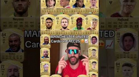 New Manchester United cards on eafc25 Neymar on United 