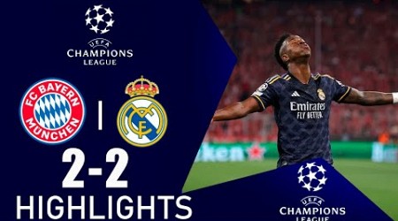 Bayern Munich vs Real Madrid 2-2 Highlights Goals | Champions League 2024 Semifinals