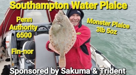 Solent Plaice Fishing Boat Fishing Southampton Water Sakuma Trident Penn Authority United Kingdom