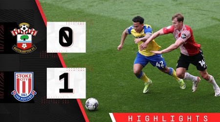 HIGHLIGHTS: Southampton 0-1 Stoke City | Championship