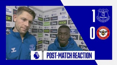 EVERTON 1-0 BRENTFORD: JAMES TARKOWSKI &amp; IDRISSA GANA GUEYE REACT!