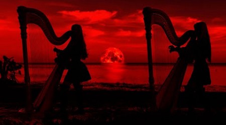 Blood Moon Dawning (Gothic Celtic) Harp Twins