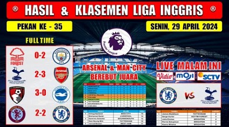 Hasil Liga Inggris Tadi Malam ~ NOTTINGHAM vs MAN CITY ~ TOTTENHAM vs ARSENAL ~ EPL 2024 Pekan 35