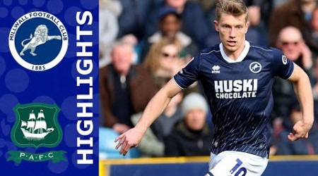 Millwall vs Plymouth Argyle 1-0 Highlights | Championship - 2023/2024
