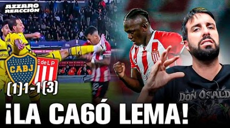 ESTUDIANTES ELIMINÓ A BOCA DE LA COPA DE LA LIGA (1-1 / 3-1) // AZZARO REACCIÓN