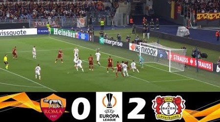 Roma vs Bayer Leverkusen 0-2 | 2024 Europa League | Match Highlights